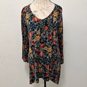 Floral Print Women's Top